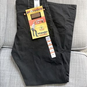 Wrangler jeans black cowboy cut 34 x 34 pants jeans